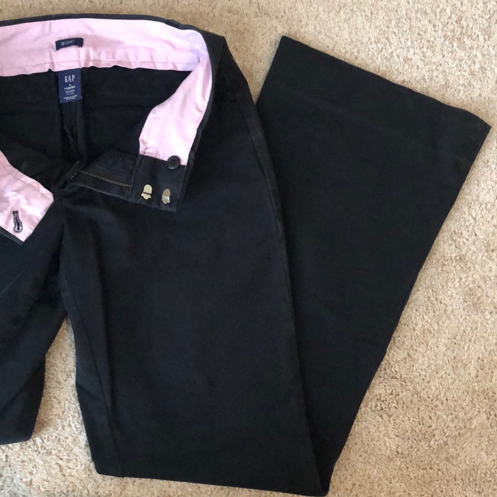 GAP Curvy Trouser Workpant Black